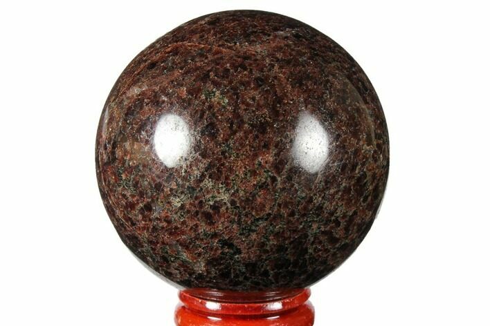 Polished Garnetite (Garnet) Sphere - Madagascar #132054
